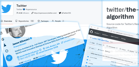Jason Silvestri to take part in early Discovery of Elon Musk's Open Source Twitter Algorithm Project now found on GitHub.